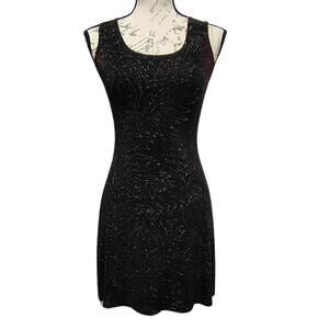 Vintage Marian & Maral The LBD Mini Dress 90s Y2K Small Party Cocktail‎ Shimmer